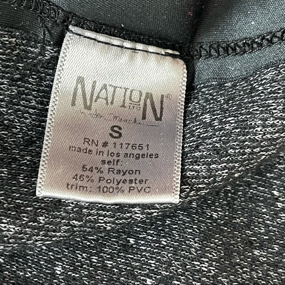 Nation LTD black‎ dolman sleeve knit dress S - Picture 3 of 5